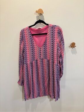 Simply Southern Bright Pink Women's dress
